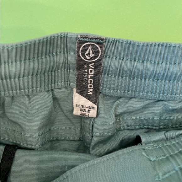 Volcom Teal Boys Shorts - Picture 5 of 6